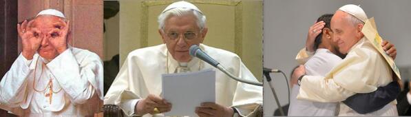 "On venait voir J.Paul II, on venait écouter Benoît XVI, on vient toucher François" (Card. Tauran) 